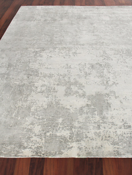 Exquisite Rugs Murano Hand-loomed Wool/Bamboo Silk 4027 Metallic 6' x 9' Area Rug