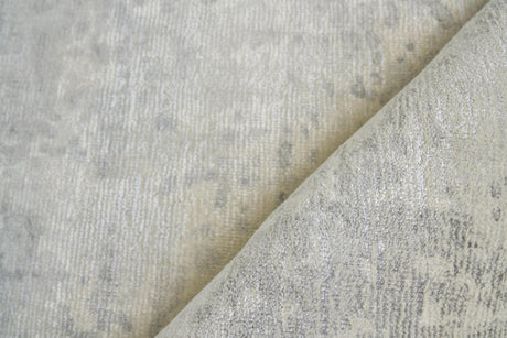 Exquisite Rugs Murano Hand-loomed Wool/Bamboo Silk 4027 Metallic 6' x 9' Area Rug