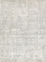 Exquisite Murano Hand-loomed Wool/Bamboo Silk Silver Area Rug 14.0'X18.0' Rug