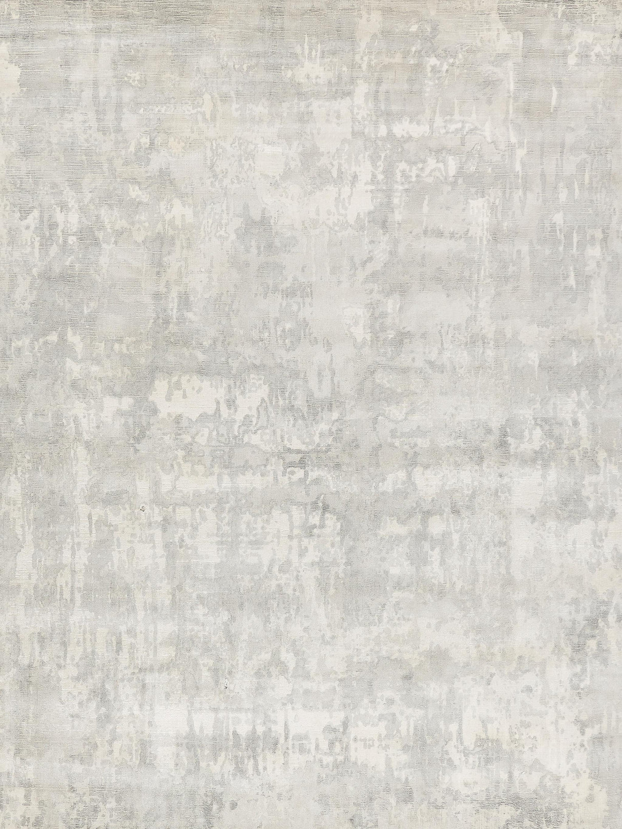 Exquisite Murano Hand-loomed Wool/Bamboo Silk Silver Area Rug 8.0'X10.0' Rug