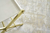 Exquisite Rugs Murano Hand-loomed Wool/Bamboo Silk 4031 Ivory/Silver/Gold 15' x 12' Area Rug