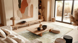 Exquisite Rugs Murano Hand-loomed Wool/Bamboo Silk 4031 Ivory/Silver/Gold 15' x 12' Area Rug