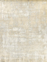 Exquisite Rugs Murano Hand-loomed Wool/Bamboo Silk 4031 Ivory/Silver/Gold 8' x 10' Area Rug