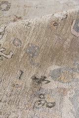 Exquisite Rugs Museum Hand-knotted Bamboo Silk 3493 Beige 14' x 18' Area Rug
