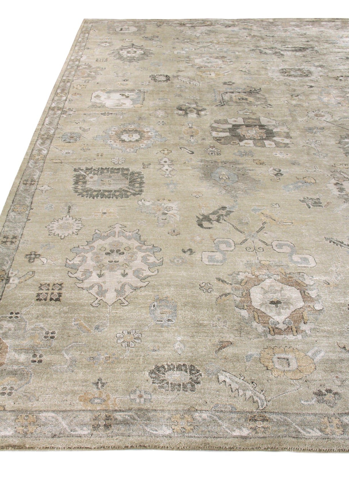 Exquisite Rugs Museum Hand-knotted Bamboo Silk 3493 Beige 8' x 10' Area Rug