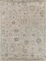 Exquisite Museum Hand-knotted Bamboo Silk Pewter Area Rug 14.0'X18.0' Rug