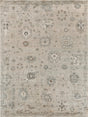Exquisite Rugs Museum Hand-knotted Bamboo Silk 5198 Pewter 6' x 9' Area Rug