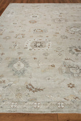 Exquisite Rugs Museum Hand-knotted Bamboo Silk 5198 Pewter 6' x 9' Area Rug