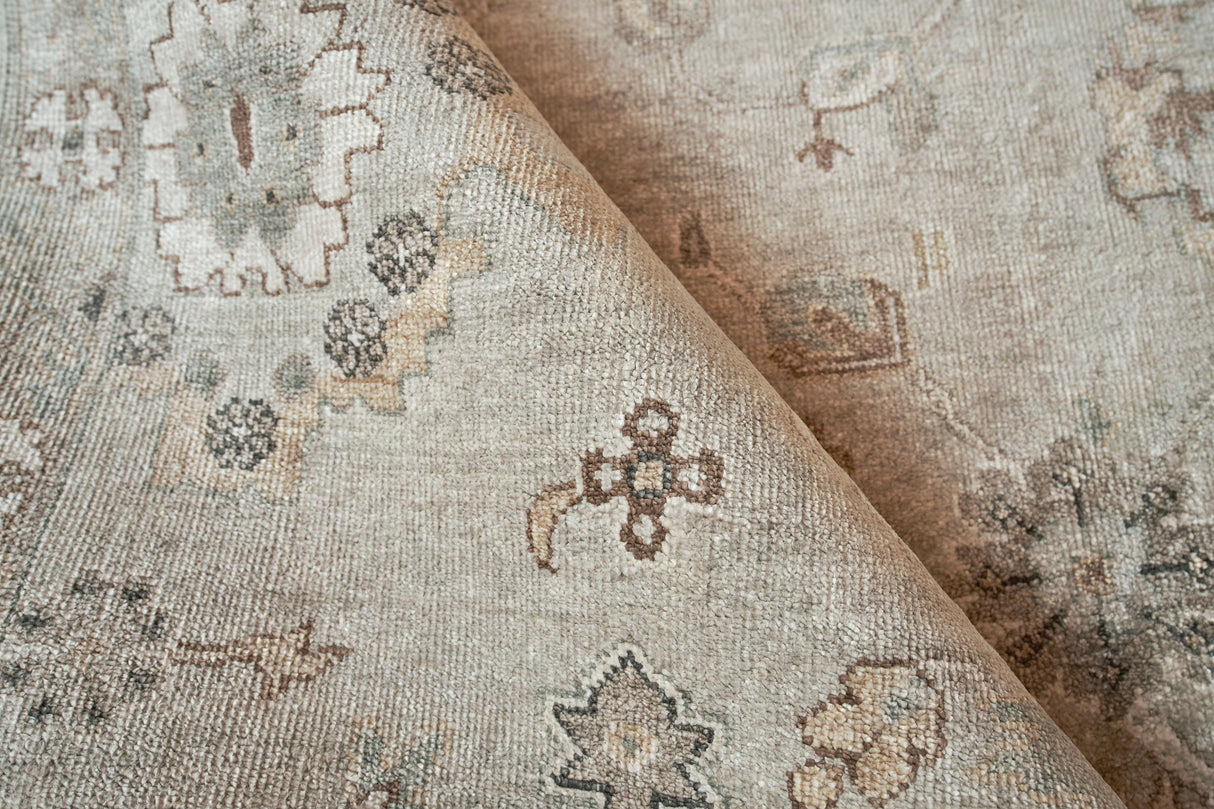 Exquisite Rugs Museum Hand-knotted Bamboo Silk 5198 Pewter 9' x 12' Area Rug