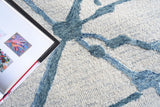 Exquisite Rugs Mystic Hand-tufted New Zealand Wool 6304 Navy 14' x 18' Area Rug