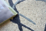 Exquisite Mystic Hand-tufted New Zealand Wool Navy Area Rug 9.0'X12.0' Rug