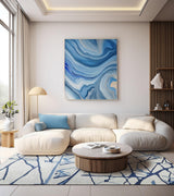 Exquisite Rugs Mystic Hand-tufted New Zealand Wool 6305 Navy 18' x 14' Area Rug