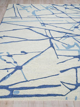 Exquisite Rugs Mystic Hand-tufted New Zealand Wool 6305 Navy 18' x 14' Area Rug