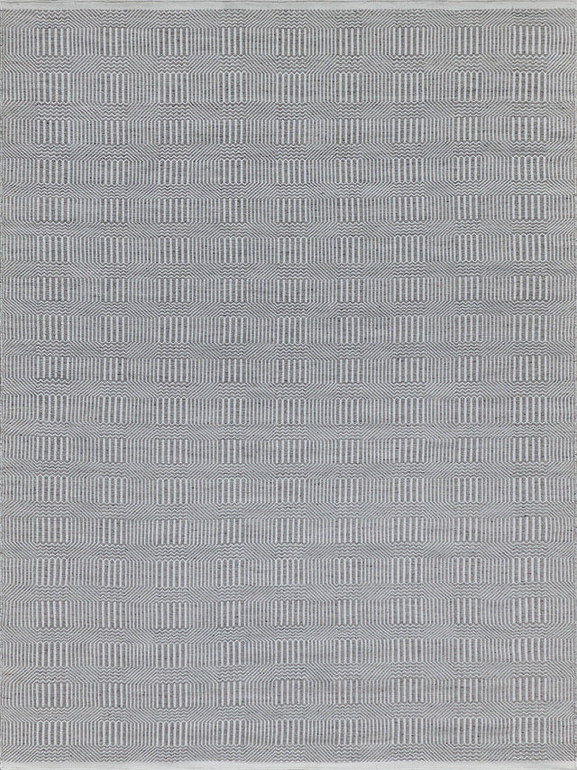 Exquisite Rugs Naples Indoor/Outdoor Flatweave PET yarn 4882 Ivory/Gray 5' x 8' Area Rug