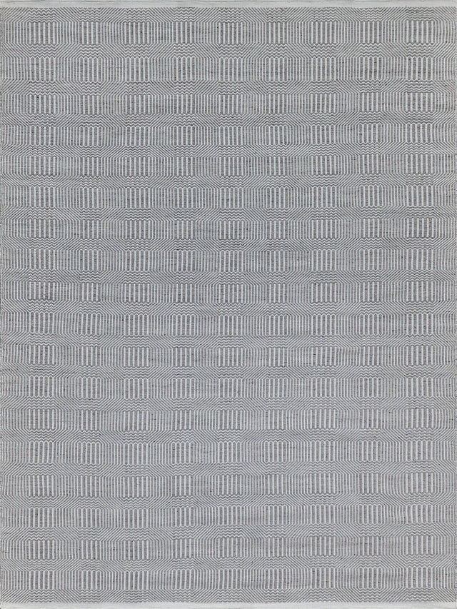 Exquisite Rugs Naples Indoor/Outdoor Flatweave PET yarn 4882 Ivory/Gray 8' x 10' Area Rug