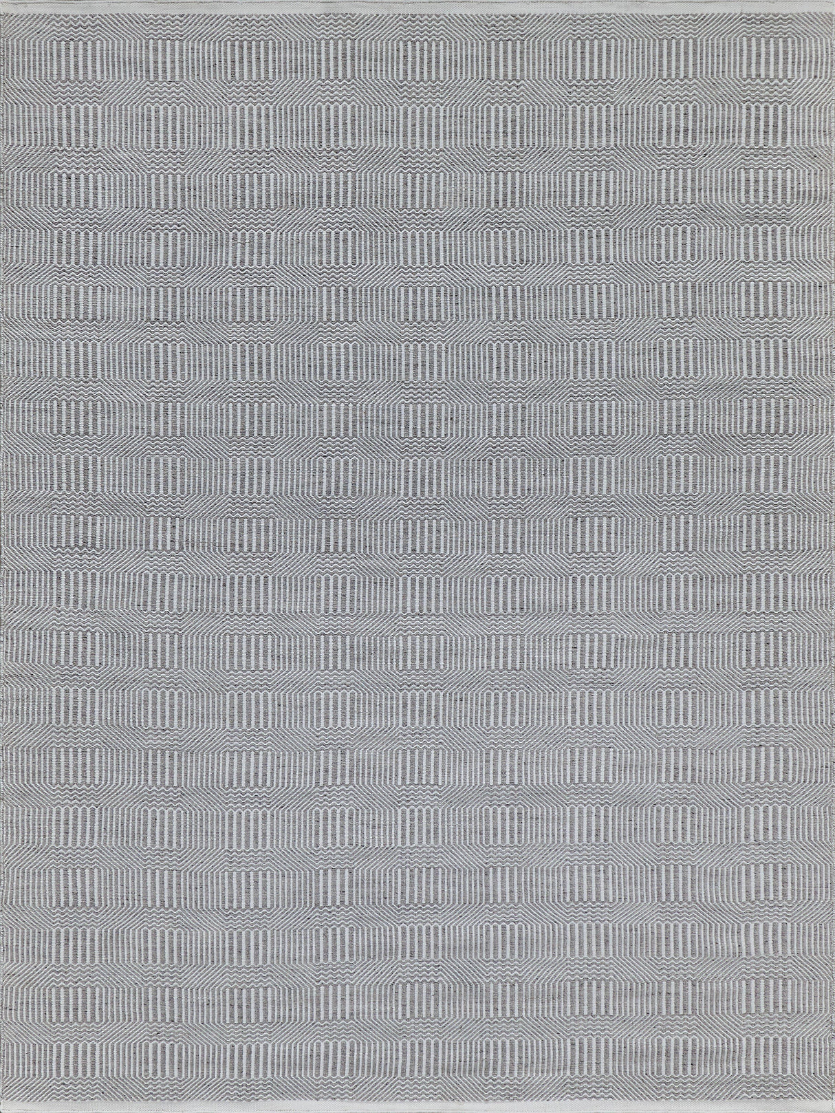 Exquisite Rugs Naples flatweave PET 4882 Ivory/Gray 10' x 8' Area Rug