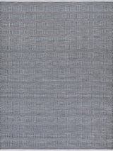 Exquisite Naples Indoor/Outdoor Flatweave PET yarn Ivory/Black Area Rug 9.0'X12.0' Rug