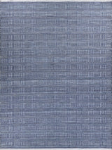 Exquisite Rugs Naples Indoor/Outdoor Flatweave PET yarn 4884 Ivory/Blue 12' x 15' Area Rug