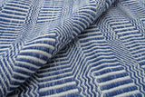 Exquisite Rugs Naples Indoor/Outdoor Flatweave PET yarn 4884 Ivory/Blue 12' x 15' Area Rug