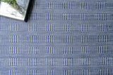 Exquisite Rugs Naples Indoor/Outdoor Flatweave PET yarn 4884 Ivory/Blue 12' x 15' Area Rug