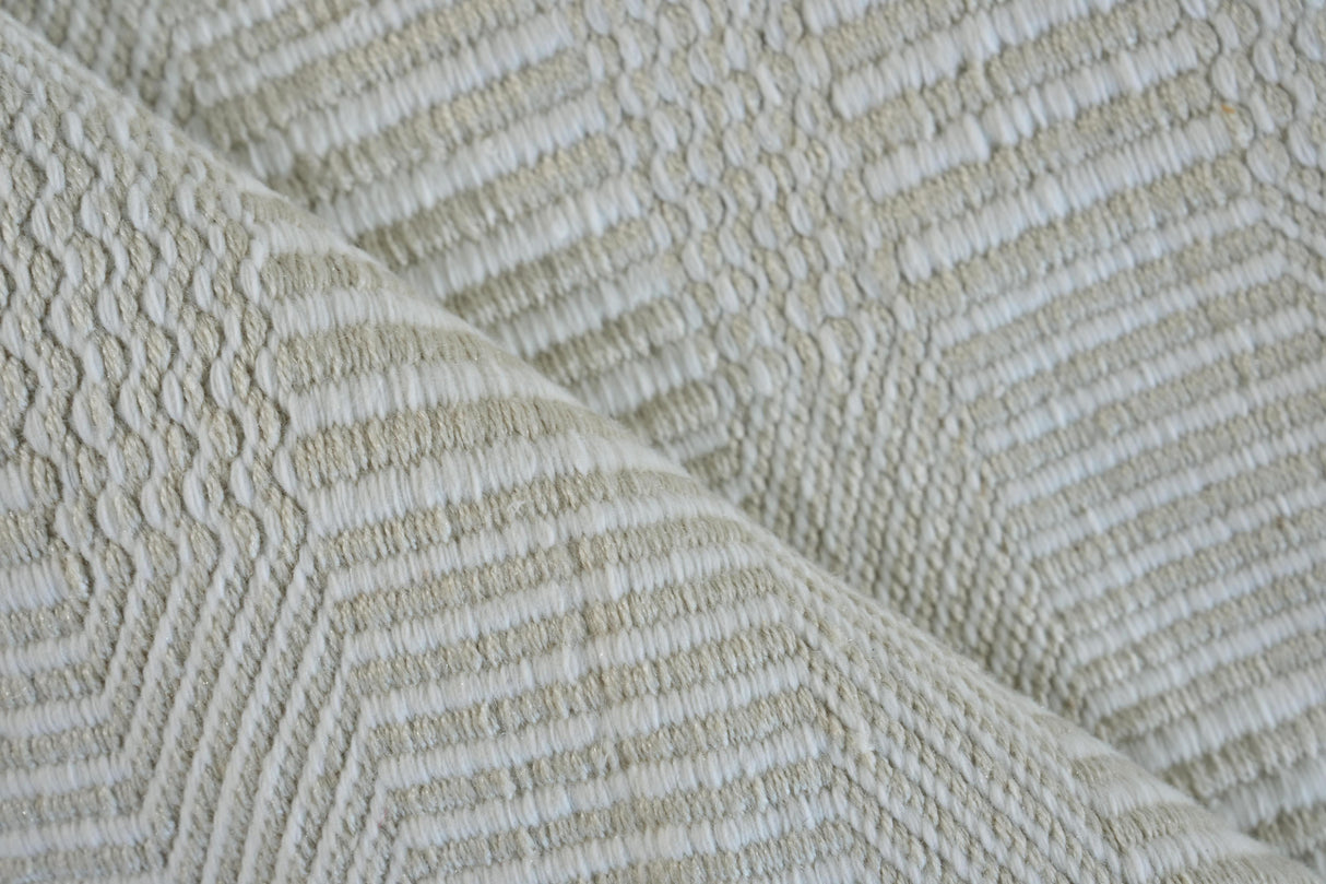 Exquisite Rugs Naples Indoor/Outdoor Flatweave PET yarn 4982 Light Beige 6' x 9' Area Rug