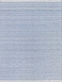 Exquisite Rugs Naples Indoor/Outdoor Flatweave PET yarn 4983 Light Blue 9' x 12' Area Rug
