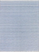 Exquisite Naples Indoor/Outdoor Flatweave PET yarn Light Blue Area Rug 9.0'X12.0' Rug