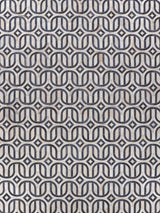 Exquisite Natural Hide Hand-stitched Leather Hide Silver/Blue Area Rug 8.0'X11.0' Rug
