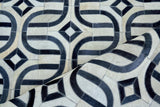 Exquisite Rugs Natural Hide Hand-stitched Leather Hide 2142 Silver/Blue 11' x 8' Area Rug