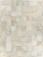 Exquisite Rugs Natural Hide Hand-stitched Leather Hide 8264 White 8' x 11' Area Rug