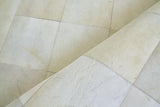Exquisite Rugs Natural Hide Hand-stitched Leather Hide 8264 White 8' x 11' Area Rug