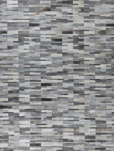 Exquisite Natural Hide Hand-stitched Leather Hide Gray Area Rug 13.5'X17.5' Rug