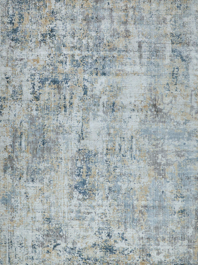 Exquisite Rugs Nightfall Hand-loomed Wool/Bamboo Silk 6330 Gold/Brown 12' x 15' Area Rug