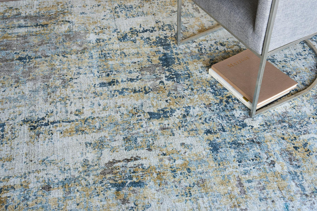 Exquisite Rugs Nightfall Hand-loomed Wool/Bamboo Silk 6330 Gold/Brown 12' x 15' Area Rug