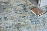 Exquisite Rugs Nightfall Hand-loomed Wool/Bamboo Silk 6330 Gold/Brown 12' x 15' Area Rug