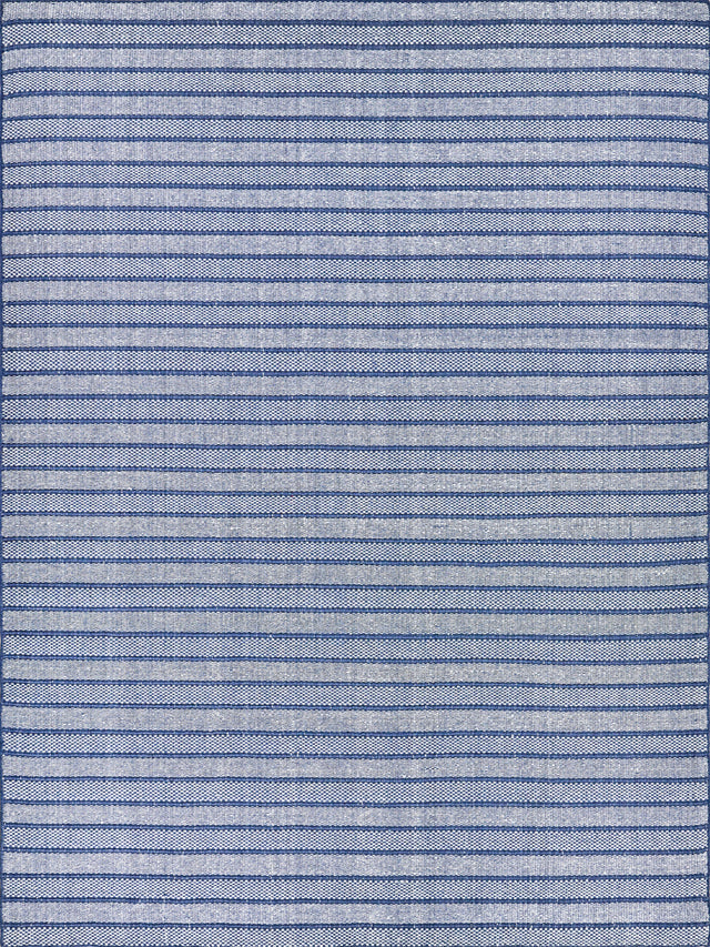 Exquisite Rugs Nova Indoor/Outdoor Flatweave PET yarn 4866 Blue 12' x 15' Area Rug
