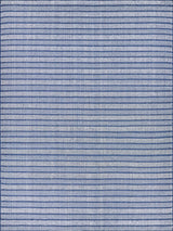Exquisite Nova Indoor/Outdoor Flatweave PET yarn Blue Area Rug 5.0'X8.0' Rug