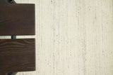 Exquisite Rugs Palazzo Hand-loomed Wool/Bamboo Silk 3390 Light Gray/Gray 10' x 14' Area Rug
