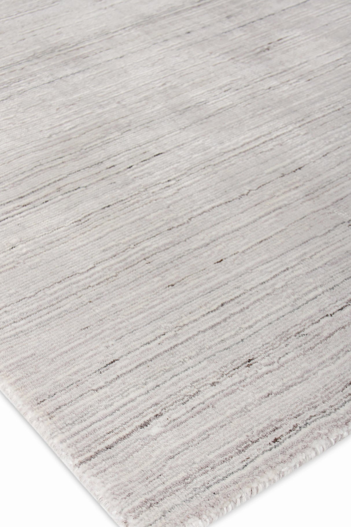 Exquisite Rugs Palazzo Hand-loomed Wool/Bamboo Silk 3392 Silver 8' x 10' Area Rug