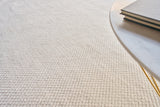 Exquisite Rugs Pearl Hand-loomed Bamboo Silk 4416 Ivory 6' x 9' Area Rug
