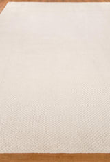 Exquisite Rugs Pearl Hand-loomed Bamboo Silk 4416 Ivory 6' x 9' Area Rug