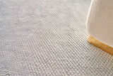 Exquisite Rugs Pearl Hand-loomed Bamboo Silk 4417 Silver 8' x 10' Area Rug