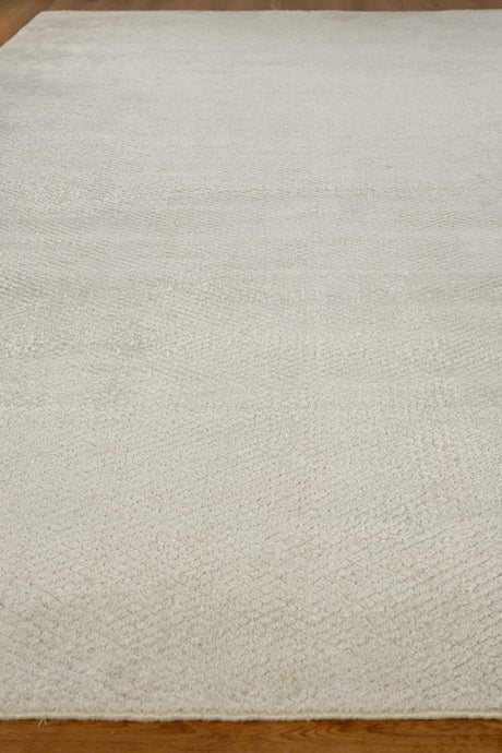 Exquisite Rugs Pearl Hand-loomed Bamboo Silk 4419 Beige 10' x 14' Area Rug