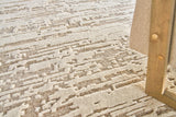 Exquisite Rugs Platinum Hand-knotted Wool/Nettle 4377 Beige 8' x 10' Area Rug