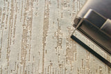 Exquisite Rugs Platinum Hand-knotted Wool/Nettle 4378 Silver/Beige 10' x 14' Area Rug