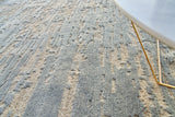 Exquisite Rugs Platinum Hand-knotted Wool/Nettle 4379 Gray/Beige 8' x 10' Area Rug