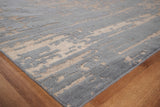 Exquisite Rugs Platinum Hand-knotted Wool/Nettle 4379 Gray/Beige 8' x 10' Area Rug