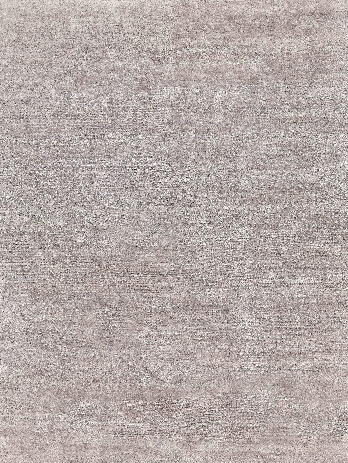 Exquisite Rugs Plush Hand-knotted Bamboo Silk/Mohair 4396 Light Silver 10' x 14' Area Rug