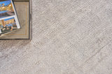 Exquisite Rugs Plush Hand-knotted Bamboo Silk/Mohair 4396 Light Silver 12' x 15' Area Rug