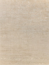 Exquisite Rugs Plush Hand-knotted Bamboo Silk/Mohair 4397 Ivory 10' x 14' Area Rug